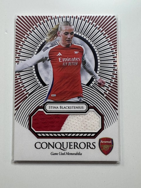 2024-25 Futera Unique Arsenal Conquerors Relic Black #ACQ13 Stina Blackstenius /2
