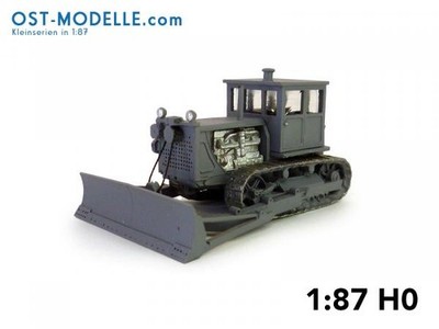 Planierraupe S100 CHTZ DZ 53 alte Kabine breites Schiebeschild 1:87 H0 DDR LPG 