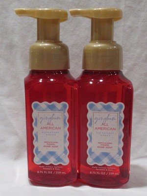 Bath & Body Works Gentle & Clean Foaming Hand Soap Lot of 2 GINGHAM ALL AMERICAN