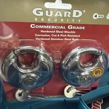 2Pack Storage Locks for Storage Unit, 2-3/4" Disc Locks Keyed Alike, Outdoor ...