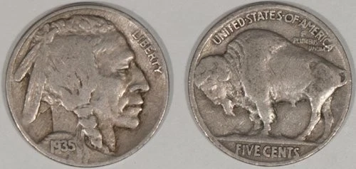 Full Date Roll of 40 Buffalo Nickels - Random Dates