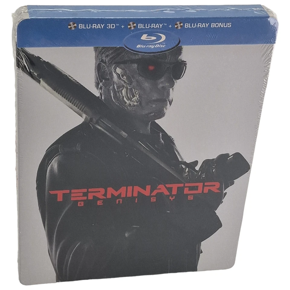 Terminator: Genisys Blu-Ray 3D + Steelbook Ausgabe Begrenzte 2015 Bereich B - Bild 2 von 4