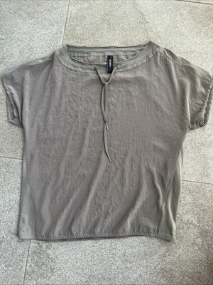 Marc Cain Blusenshirt Größe N 3 38 grünbraun