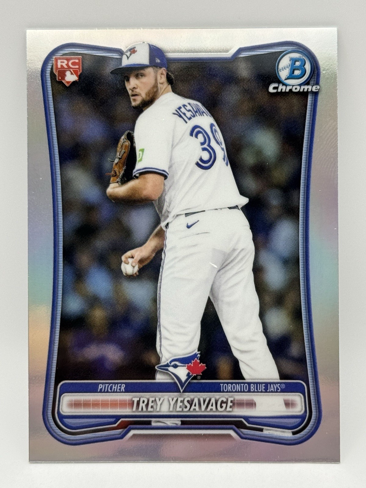 2026 Bowman Chrome Trey Yesavage Refractor Rookie RC #/499 Blue Jays
