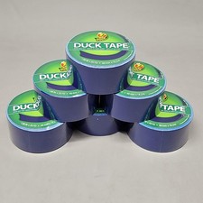 SHURTAPE DUCK TAPE 6 Rolls of Blue Duct Tape 1.88" X 20 YD 283895
