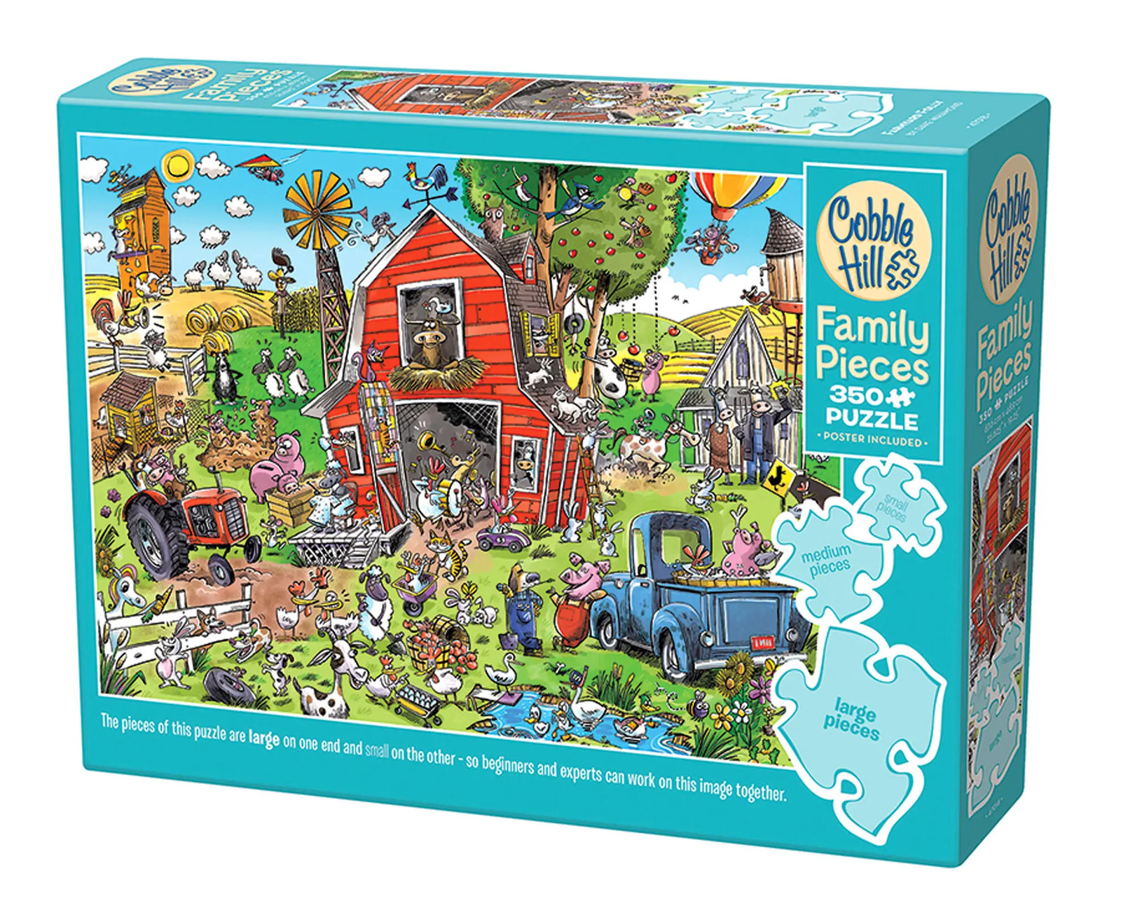 625012470186 Puzzle 350 Wiejskie szalestwo 112684 Cobble Hill
