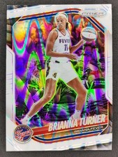 2025 Panini WNBA Prizm BRIANNA TURNER White Seismic Prizm #105 Indiana Fever