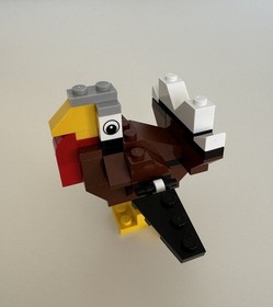 LEGO 40033 Seasonal Turkey Complete w/Instructions, Pre-Owned, Nearly New