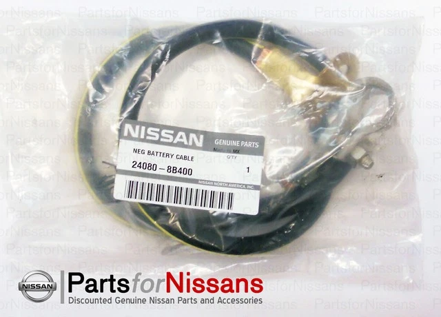 Genuine Nissan 1998-2004 Frontier Xterra 2.4 Negative Battery Cable 24080-8B400 - Image 2 of 4