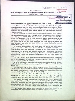 Der Seyhan-Stadamm bei Adana (Türkei); Paschinger, Herbert: