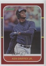2021 Donruss Retro 1987 Variation Holo Red Ken Griffey Jr (Blue Jersey) HOF 05k6