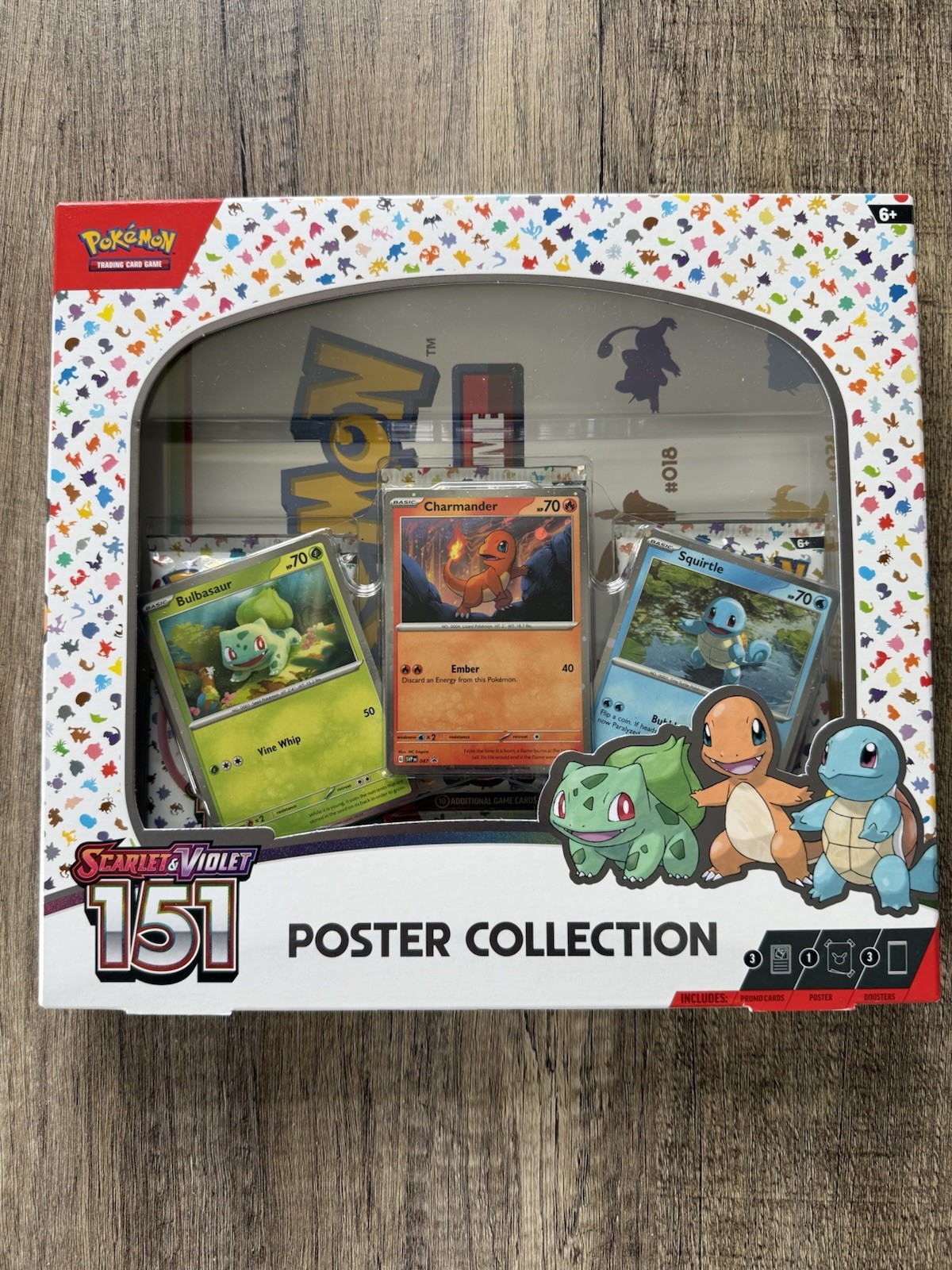 Pokemon TCG  Scarlet & Violet 151 Poster Collection Box - New & Factory Sealed