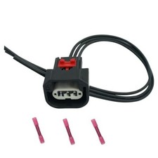 3 Wires Front Turn Signal Light Connector Wiring Harness Pigtail Plug Fit for 1