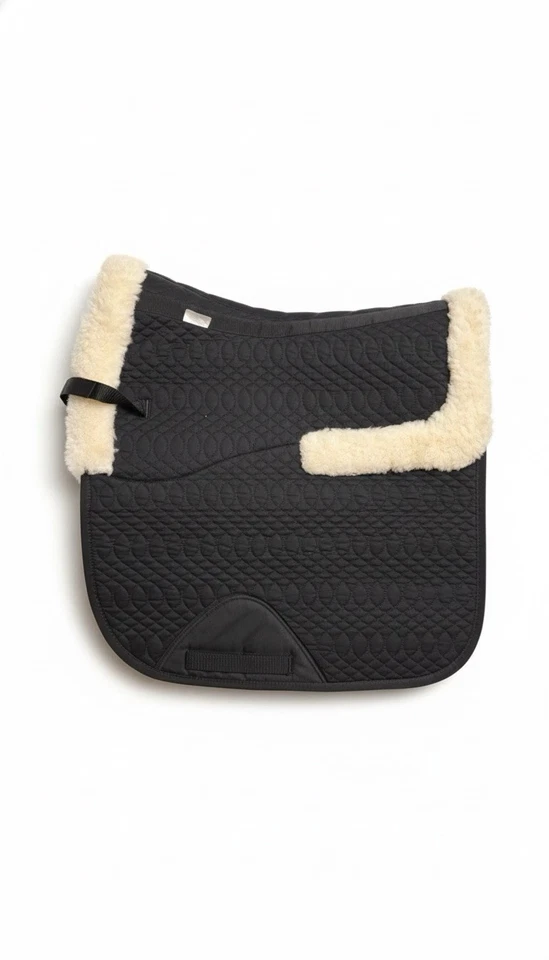 Funda de asiento de piel de oveja para silla de montar de caballo - Almohadilla de piel de oveja 100 %, lana suave Foto 4 de 4