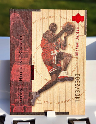 Upper Deck 1998 Hardcourt Holding Court Michael Jordan Bulls #1403/2300