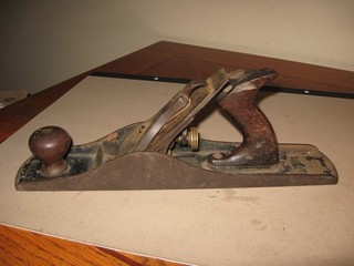Antique Stanley Bailey 5 1/2 Woodworking Carpentry Plane Tool