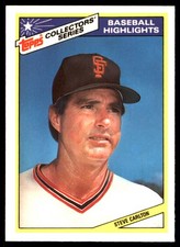 Steve Carlton 1987 Topps Woolworth Baseball Highlights #1 Giants MLB READ