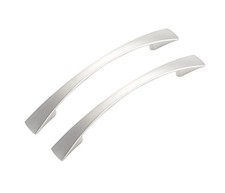 Satin Nickel Kitchen Cabinet Handle Dresser Drawer Pull Door Knob, 96mm 3 3/...