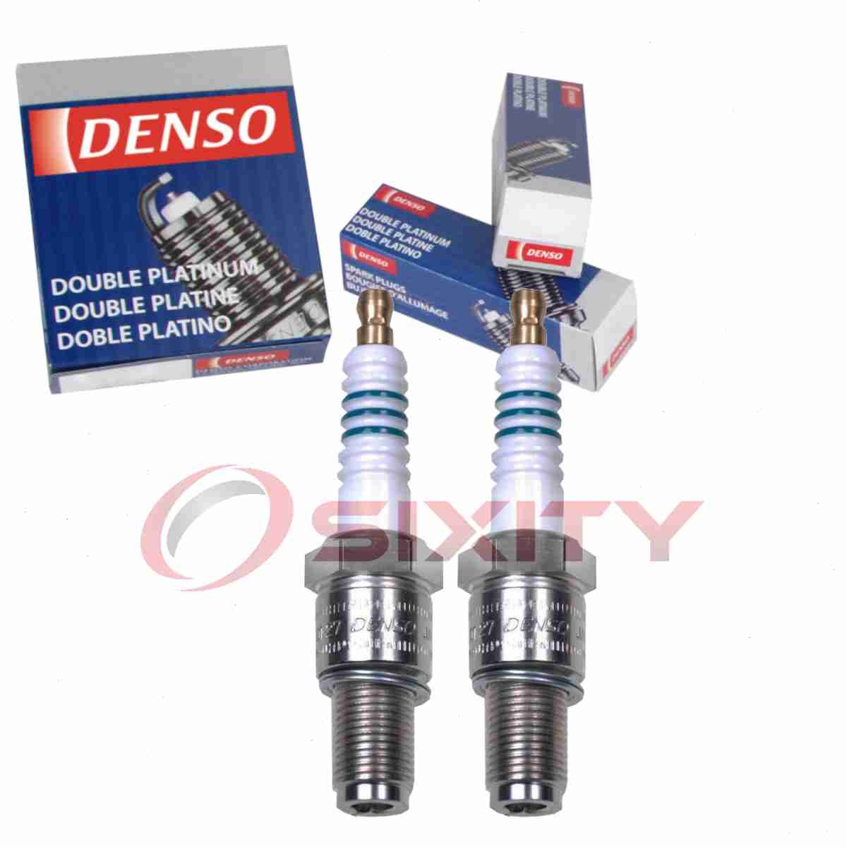 2 pc DENSO 3273 Spark Plugs for PK22PR8 98079-578-7T 4853 22401-53J07 qh