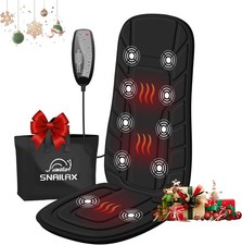Snailax Back Massager with Heat, Massage Seat Cushion with 10 Motors, Massage Ch