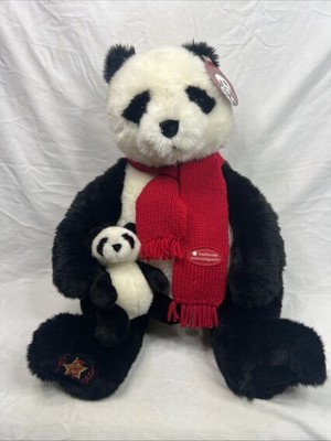 GUND Panda With Cub Smithsonian 2001 Wish Bear 22 Inch Plush