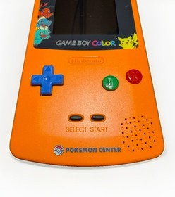 Nintendo Game Boy Color Pokemon Center Orange Blue Limited Edition CGB-001 OEM