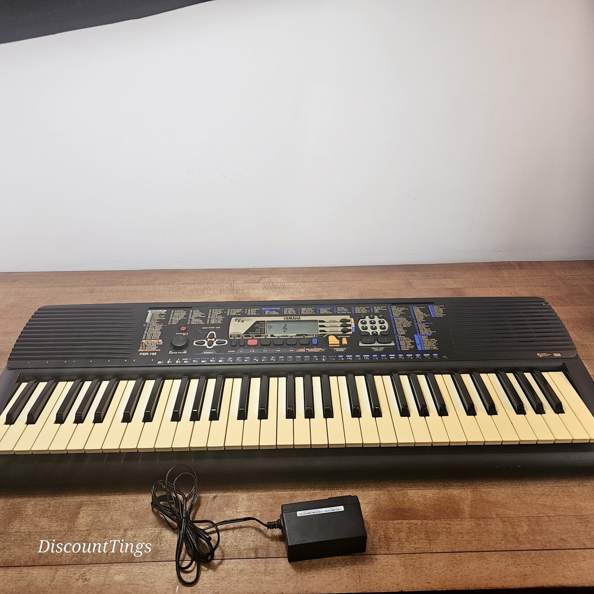 Yamaha PSR-195 61 KEYS PORTABLE ELECTRONIC Keyboard With Power