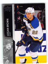 2021-22 Logan Brown Blues Card