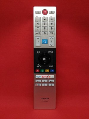 Original TOSHIBA UHD 4K TV Fernbedienung // TV-Modell: 55UL2B63DG