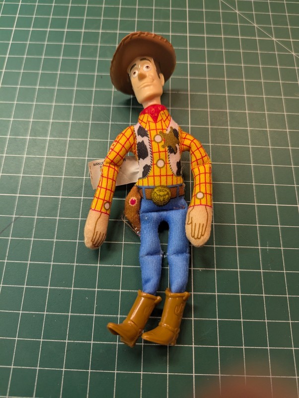 Woody From TOY STORY  Burger King Pals 6" Doll Puppet With Hat Disney
