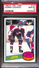 1980 O-Pee-Chee #107 Morris Lukowich PSA 10 GEM-MT 23493099 
