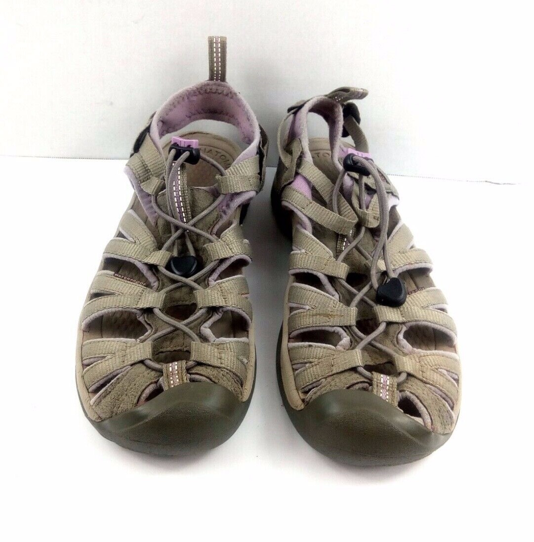 Sandali Keen Whisper scarpe donna grigio lavanda 8M scamosciati escursionismo sport impermeabili