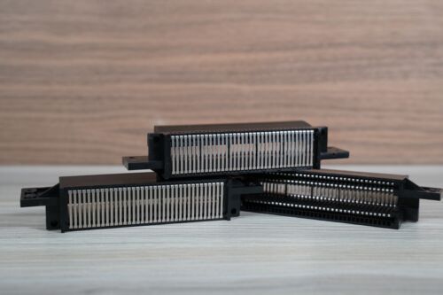 PARTS ONLY LOT OF 3 Original OEM Nintendo NES 72 Pin Connector - DIRTY