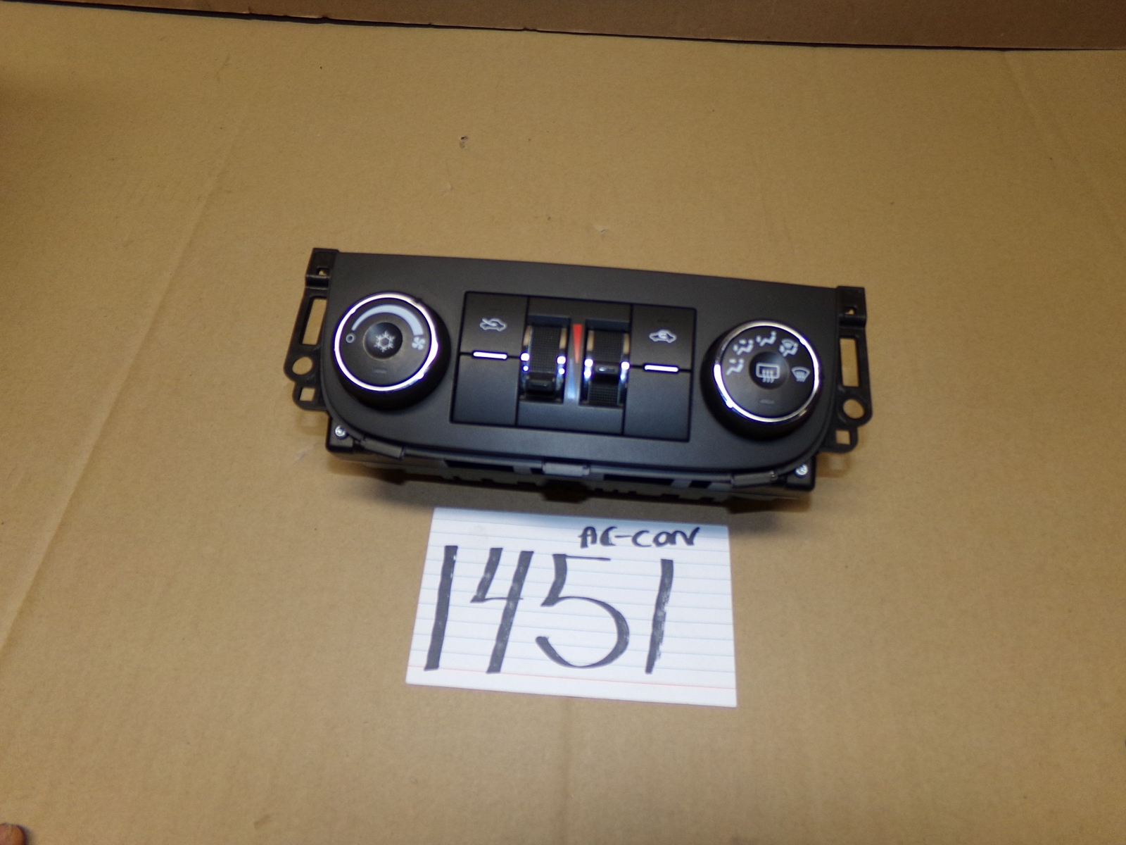 06 07 08 09 10 11 Chevrolet Impala Used AC and Heater Control Stock #1451-AC