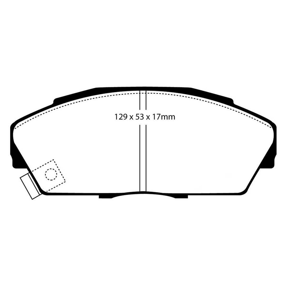 EBC Greenstuff Bremsbeläge Vorderachse EBC101479 für Honda Accord 3