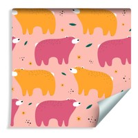 10M Vlies Tapete Rolle Kinderzimmer Tiere Bunte BäRen Blumen Natur Xxl 1105
