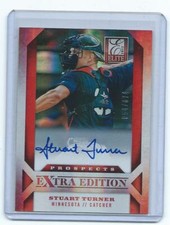 2013 Extra Edition**Stuart Turner Rookie autograph-Reds/Twins