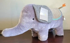 Levtex Baby 19" Gray Elephant Stuffed Plush Toy Soft 