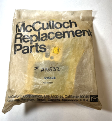 #ad New McCulloch 214532 OEM Bar Side Cover NOS $50.88