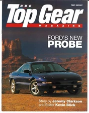 Ford Probe 2.0 16v & 2.5 V6 24v Road Tests 1994 UK Market Brochure Top Gear