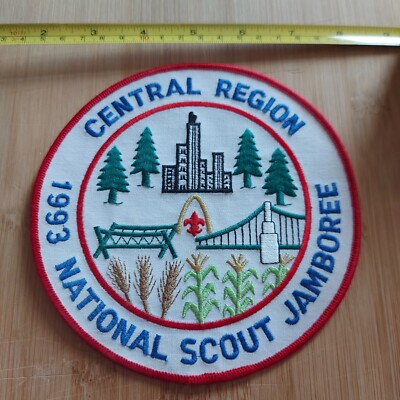 Boy Scouts Of America Central Region 1993 National Scout Jamboree Back Patch
