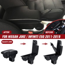 Center Console Armrest Storage Usb Compartment Box For Nissan Juke 2011-2019