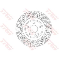 TRW 2x Bremsscheibe vorne &Oslash;320mm Gelocht/innenbel. f&uuml;r Mercedes-Benz B-Klasse