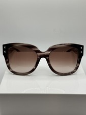 Alexander McQueen Sunglasses New AM0051S 003 Violet Horn 57-20-145 Women  s