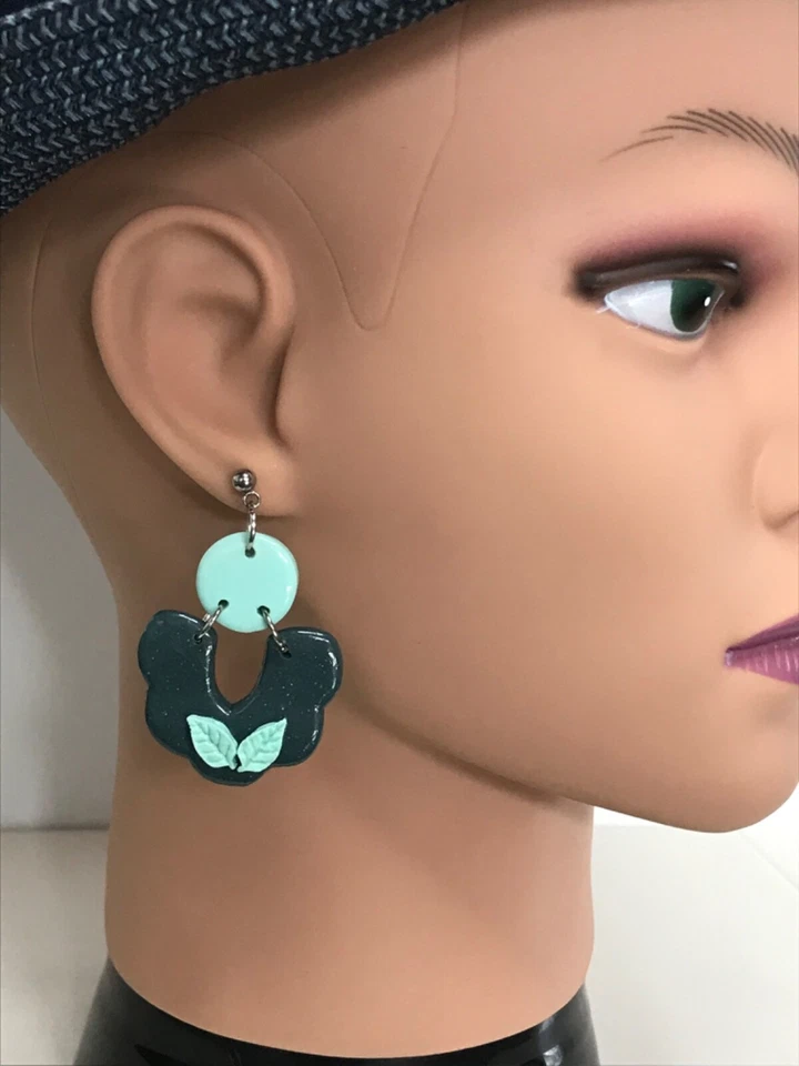 Ohrringe Polymer Ton Handgefertigt