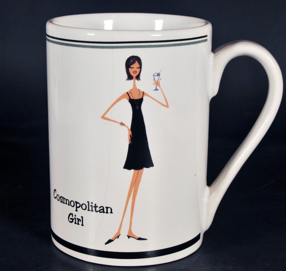 LookHUMAN Tasse à Café En Céramique Blanche Persist And