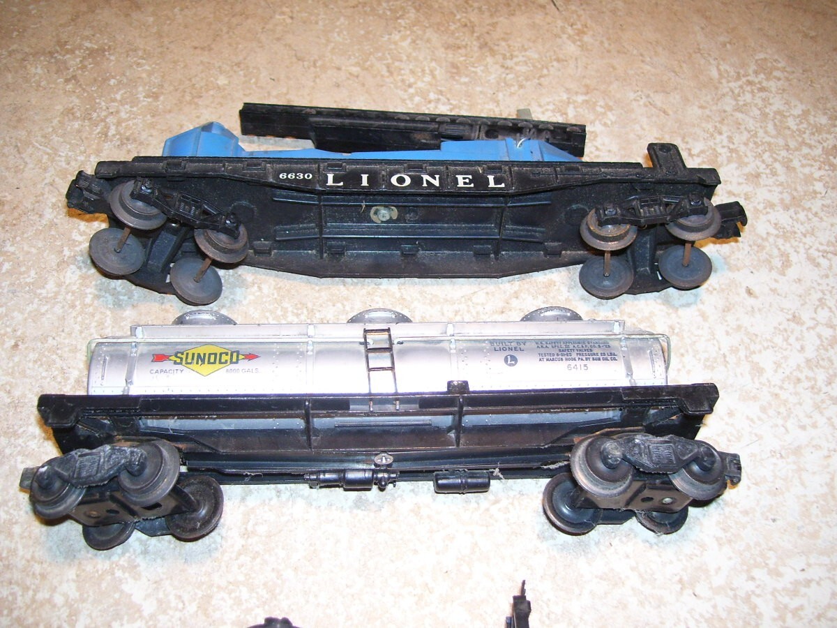 Lot 3 Four Lionel O Gauge Train Cars 6630, 6415, 3410, 6413 eBay