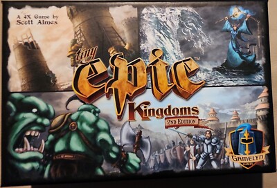 Gamelyn, Tiny Epic Kingdoms 2nd edition Board Game, USED LIKE NEW, Canadian sold