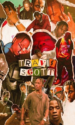 A4 Travis Scott Poster (brandneu)