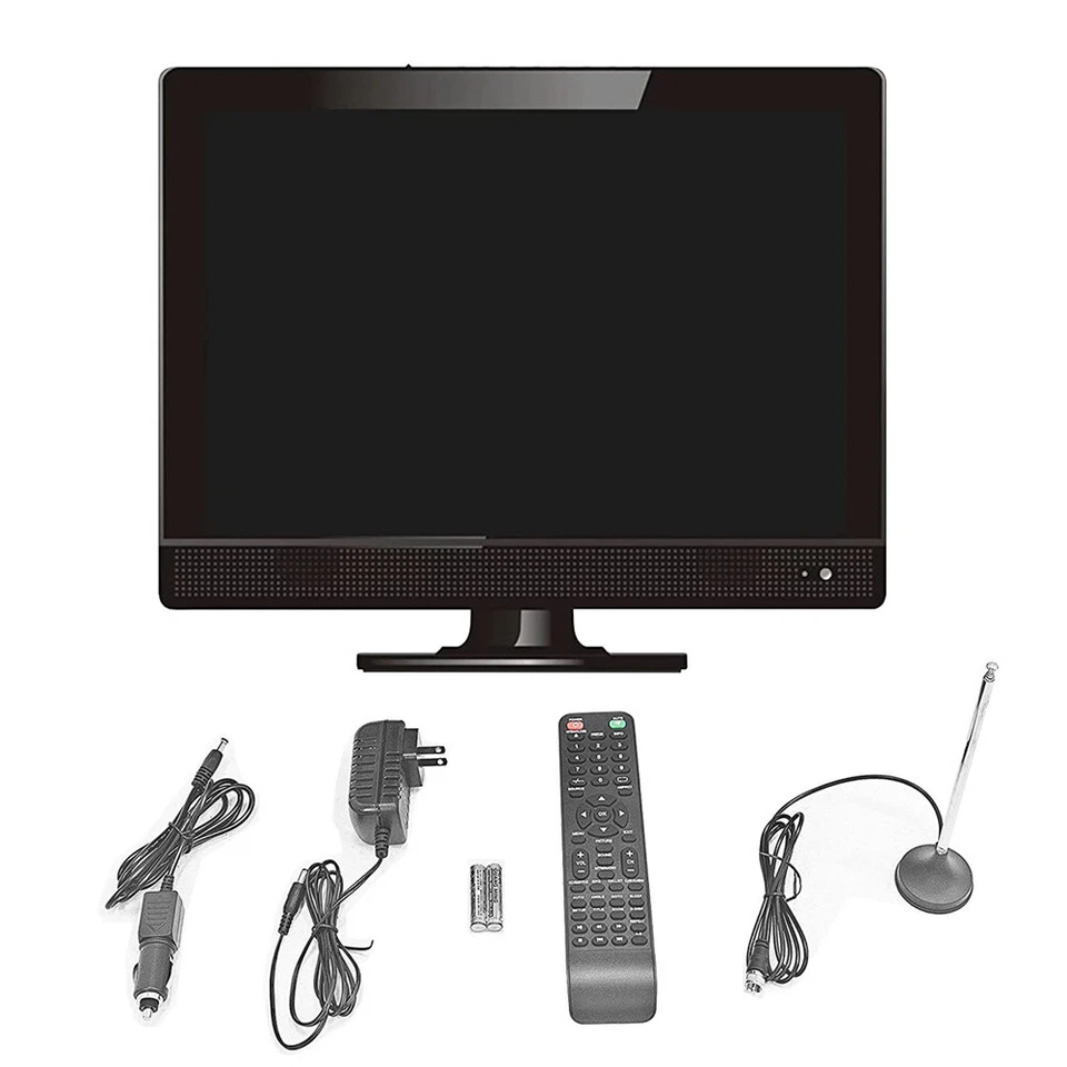 13.3" Widescreen LED HDTV Built-in DVD Player with HDMI & USB VGA RCA DVD Inputs - Image 2 of 4